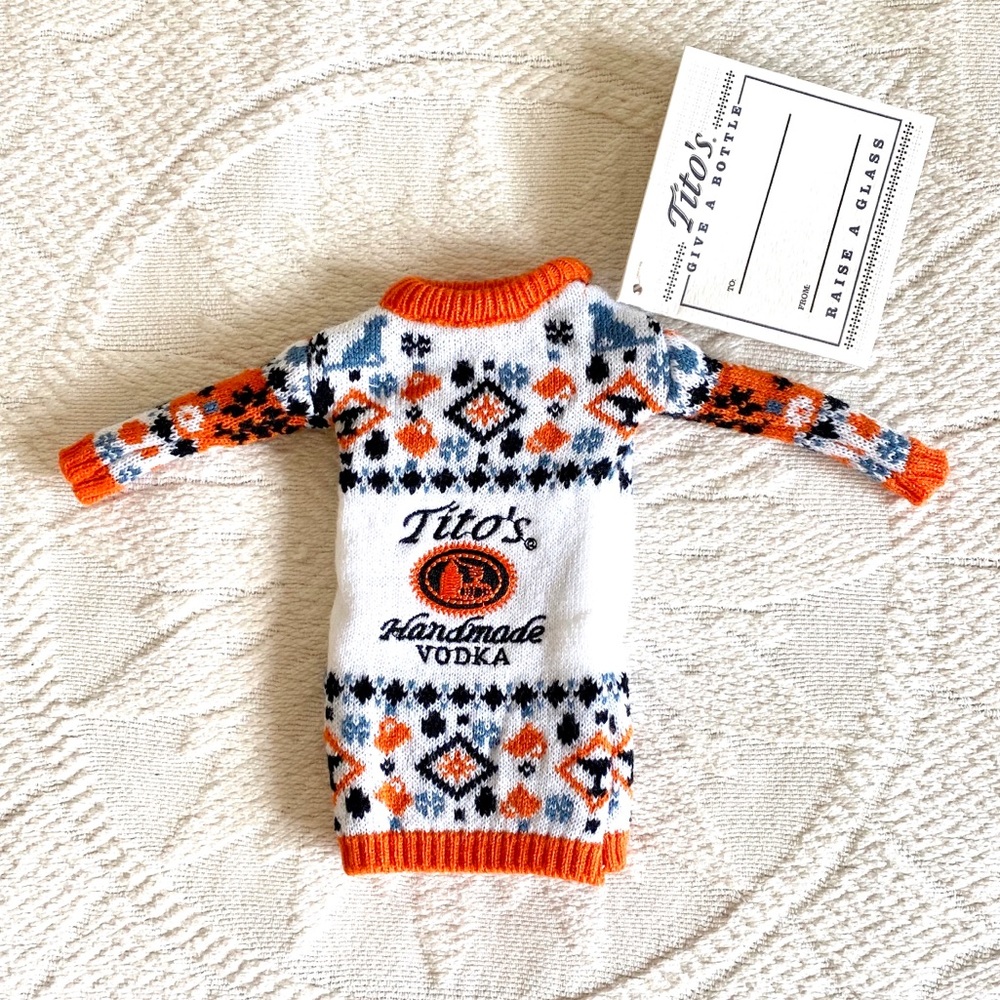 New Tito’s Bottle / Mini Dog Sweater